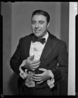 "Traviata" cast member Giovanni Zavatti, John Adams Auditorium, Santa Monica, 1949