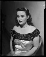 "Traviata" cast member Kay Marshall, John Adams Auditorium, Santa Monica, 1949