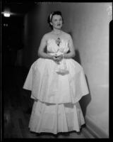 "Traviata" cast member June Moss, John Adams Auditorium, Santa Monica, 1949