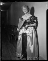 "Traviata" cast member, John Adams Auditorium, Santa Monica, 1949