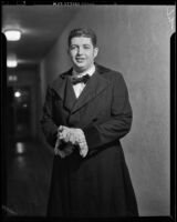 "Traviata" cast member Arnet Amos, John Adams Auditorium, Santa Monica 1949