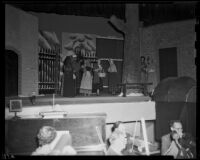 "Bohème" production, Act 3, Barnum Hall, Santa Monica, 1955