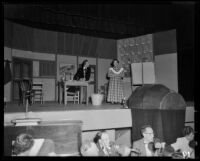 "Bohème" production, Act 1, Barnum Hall, Santa Monica, 1955
