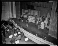 “Rigoletto” production with Enrico Porta and Ray Gagan, Ocean Park Municipal Auditorium, Ocean Park, 1949-1951