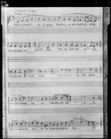 "Hansel and Gretel" sheet music for "Children's Prayer," 1957