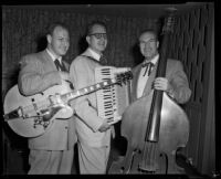 Don Shaw Trio, Sarnez Restaurant, Los Angeles, 1952