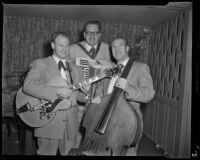 Don Shaw Trio, Sarnez Restaurant, Los Angeles, 1952