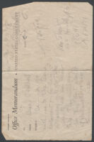 Correspondence from Lee Banning Morris to Adelbert Bartlett regarding Don Shaw Trio photo shoot, 1952