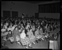 Audience at a children's concert, Santa Monica, 1950s