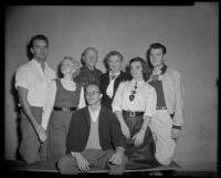Palisades Players ensemble, Pacific Palisades, 1955
