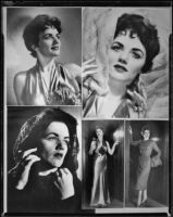 Portraits of Jean Connally, actress, Santa Monica, 1959