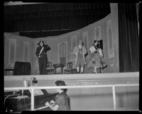 "Barber of Seville" production with Natalie Garrotto, John Adams Auditorium, Santa Monica, 1955