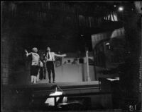 "Barber of Seville" production, John Adams Auditorium, Santa Monica, 1955
