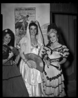 Cast members from a Van Nuys Opera Association production, (Los Angeles?), 1958
