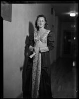“Rigoletto” cast member, John Adams Auditorium, Santa Monica, 1949