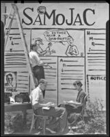 Students work on school paper SaMoJaC, Santa Monica, 1937