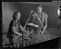 Santa Monica College chemistry students, Santa Monica, 1937