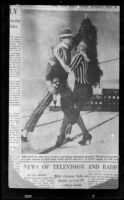 Clipping regarding dance partners Gower and Marge Champion, 1957