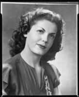 Portrait of Norma Milne, copy print, Santa Monica, 1940s