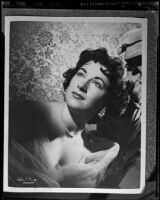 Lou Ann Wyckoff, who performed in a Santa Monica Civic Opera production of "The Marriage of Figaro," copy print, 1958