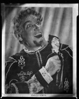 Enrico Porta in character as "Rigoletto," copy print, 1958