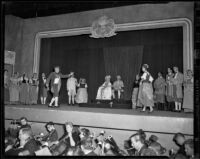 “Marriage of Figaro” production with June Moss, Caterina Micieli, Roderick Risto, and Pryor Bowen, Barnum Hall Theatre, Santa Monica, 1958