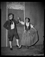 “Marriage of Figaro”  production dancers, Barnum Hall, Santa Monica, 1958
