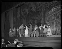 “Pagliacci” production with Julian Oliver, Wilshire Ebell Theatre, Los Angeles, 1951