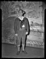 “Cavalleria Rusticana” cast member Enrico Porta, Wilshire Ebell Theatre, Los Angeles, 1951
