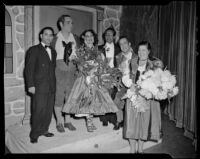 “Cavalleria Rusticana” cast members, Wilshire Ebell Theatre, Los Angeles, 1951