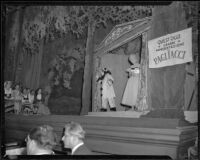 “Pagliacci” production with Nelda Scarsella and Julian Oliver, Wilshire Ebell Theatre, Los Angeles, 1951