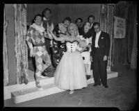 “Pagliacci” cast members and conductor, Ebell Theatre, Los Angeles, 1951