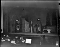 “Il Trovatore” production with Barbara Patton, Tandy MacKenzie and Enrico Porta, Wilshire Ebell Theatre, Los Angeles, 1950