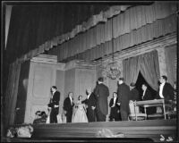 Enrico Porta singing in “La Traviata” at the Wilshire Ebell Theatre, Los Angeles, 1951