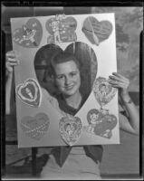 Portrait of Miss Virginia Tyler, Valentine’s Day, Santa Monica, 1938