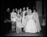 Santa Monica Civic Opera singers from “Opera Potpourri,” Santa Monica, 1957