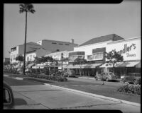 Westwood Village on Westwood Blvd. 1st block south of Weyburn Ave., Los Angeles, 1941
