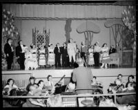 “Merry Widow” production with Natalie Garrotto, Barnum Hall, Santa Monica, possibly 1960