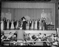 “Merry Widow” rehearsal performance, Barnum Hall, Santa Monica, possibly 1960