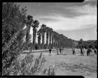 Golfers at the La Paz Guest Ranch, Palm Springs, 1941
