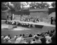 “Elisir d’amore” production, Memorial Greek Amphitheatre, 1949-1958