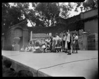 “Elisir d’amore” production with June Moss, Memorial Greek Amphitheatre, 1949-1958