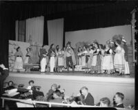 “Elisir d’amore" production with Roger Hansen and June Moss, John Adams Auditorium, Santa Monica, 1951