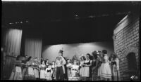 “Elisir d’amore” production with Roger Hansen as  Dr. Dulcamara, John Adams Auditorium, Santa Monica, 1951