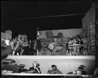 “Traviata" production with act 2, scene 2 gypsy dance scene, John Adams Auditorium, Santa Monica, 1951