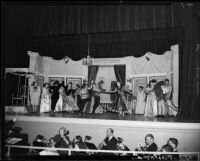 "Rigoletto" production dance scene, John Adams Auditorium, Santa Monica, 1951