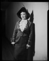 June Moss in costume for the Santa Monica Civic Opera production of "Martha," Santa Monica, 1951
