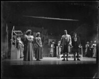 "Martha" production, Richmond Fair scene with Giovanni Zavatti, John Adams Auditorium, Santa Monica, 1951