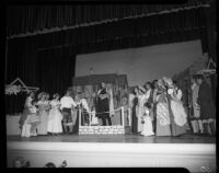 "Martha" production, Richmond Fair scene, John Adams Auditorium, Santa Monica, 1951