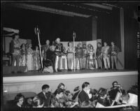"Rigoletto" production with Enrico Porta, John Adams Auditorium, Santa Monica, circa 1950